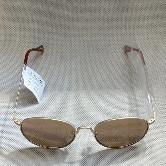 Joe’s Jeans Pearl Round Sunglasses Brown Lenses - Picture 3 of 9